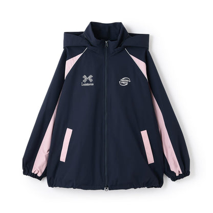 【防潑水】內裡抓絨保暖拼色夾克