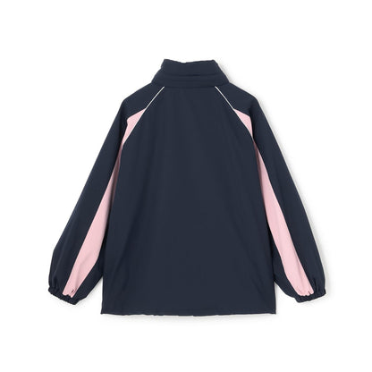 【防潑水】內裡抓絨保暖拼色夾克