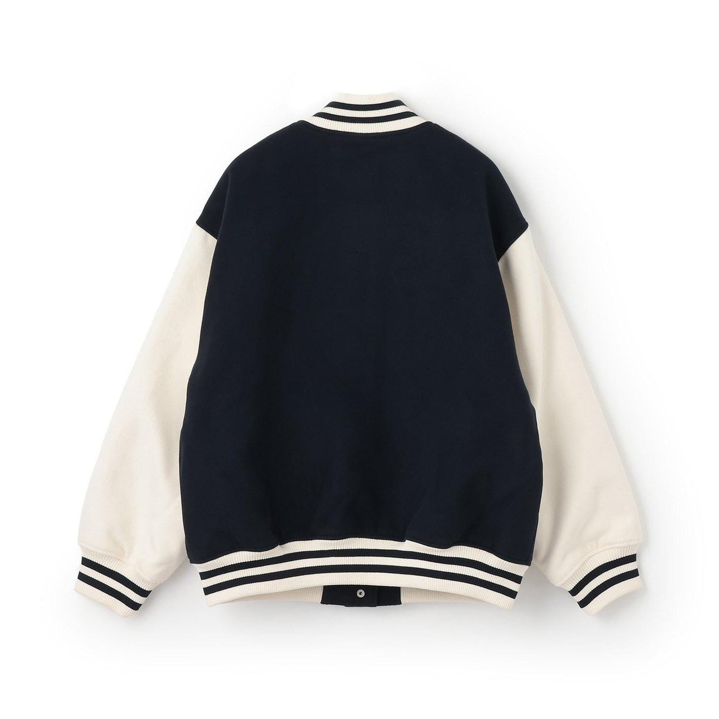 內襯絎縫棒球夾克