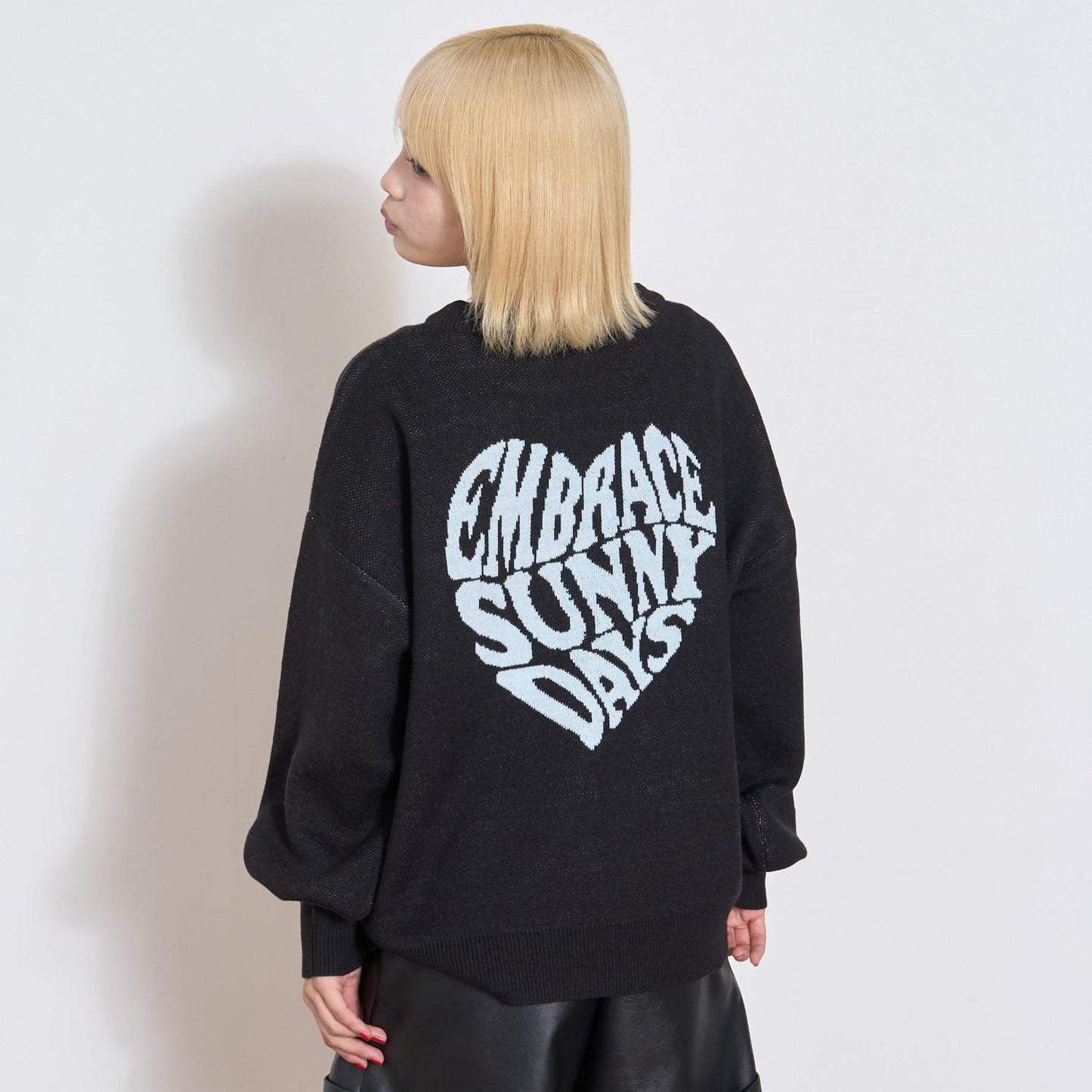 【GOODPRICE】背部愛心針織套頭衫