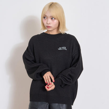 【GOODPRICE】背部愛心針織套頭衫