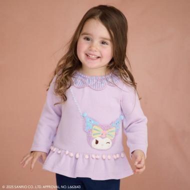 【美樂蒂/《庫洛米》】斜挎包長款上衣