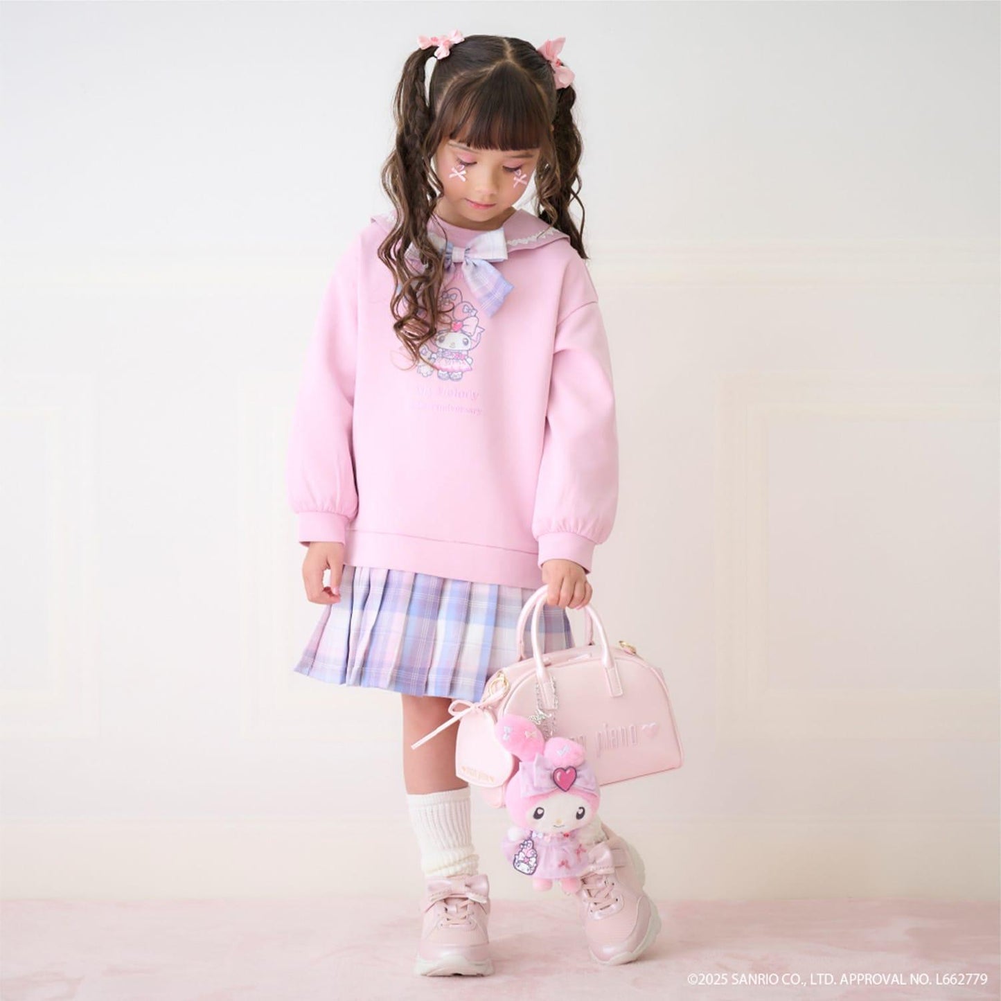 【My Melody/《庫洛米》】下襬百褶兩穿水手連衣裙
