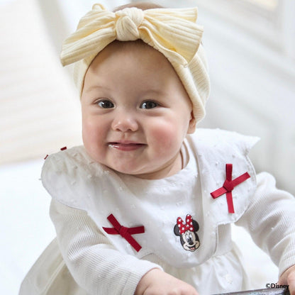 【《迪士尼》】波浪邊蝴蝶結圍兜