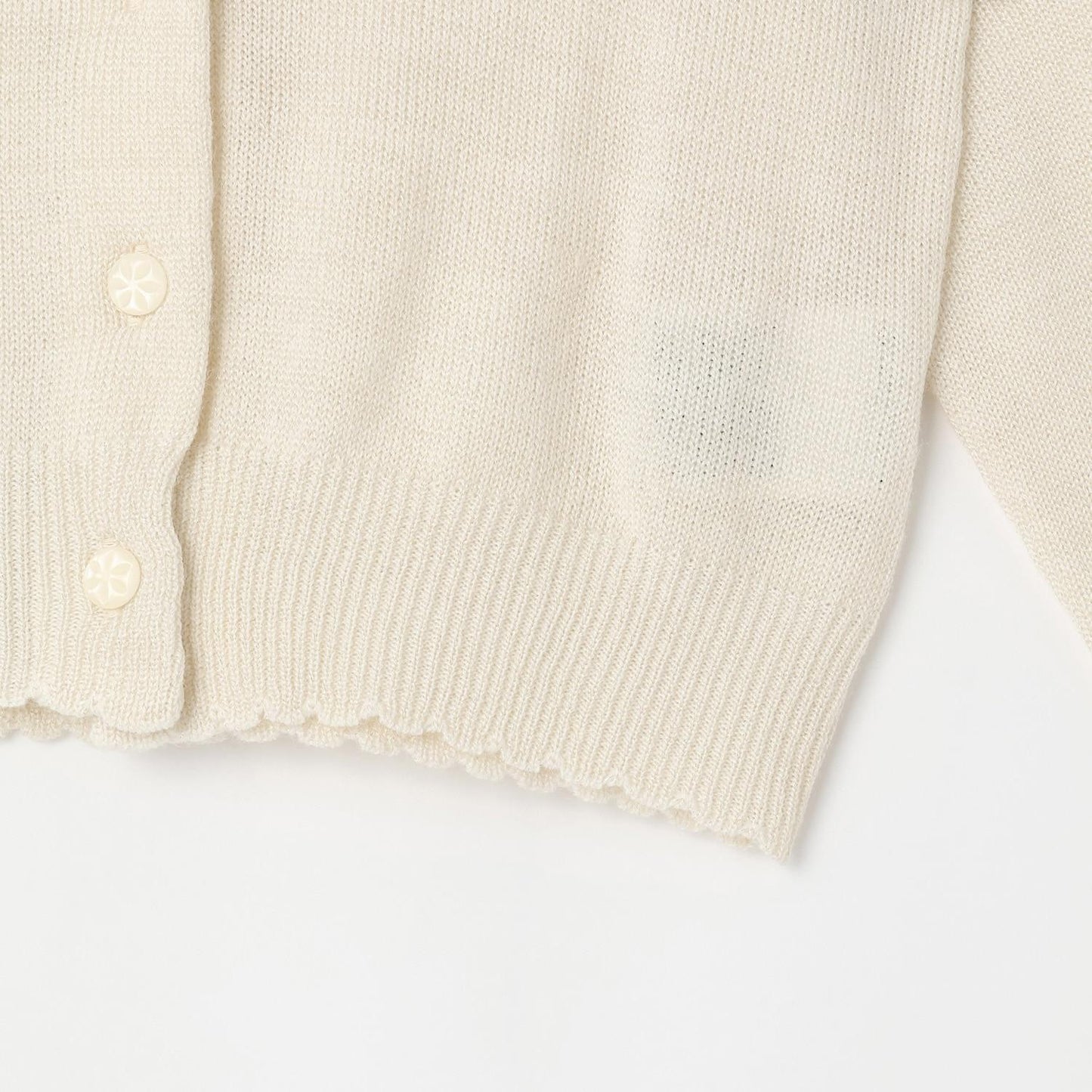 【人氣商品】【直營店無售】蝴蝶結亮絲針織開衫