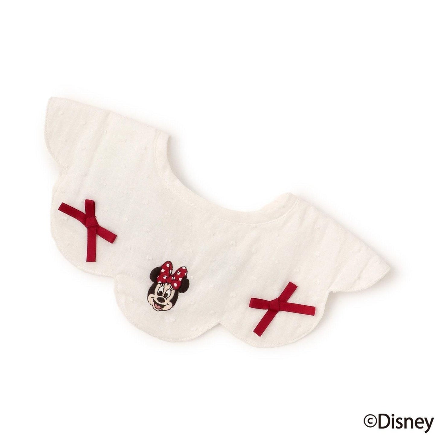 【《迪士尼》】波浪邊蝴蝶結圍兜