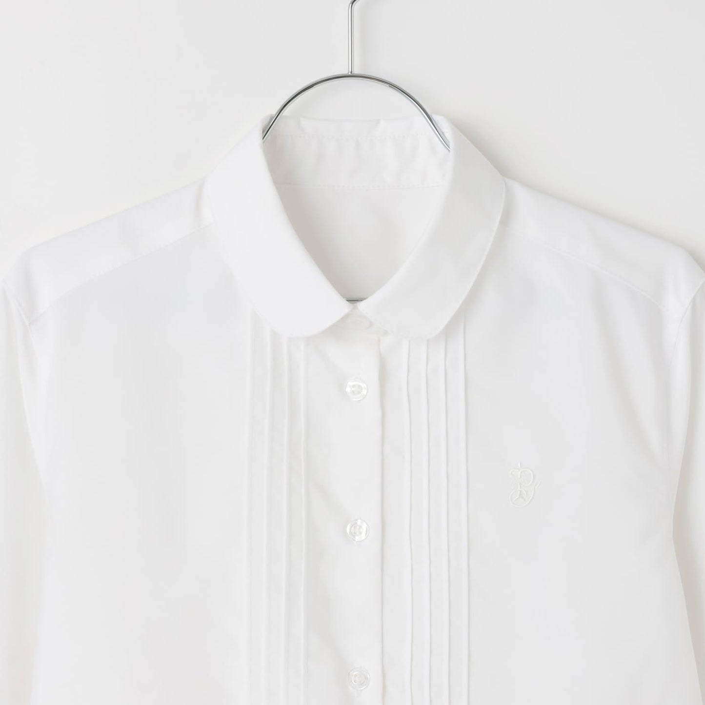 【畢業服】【不易起皺】圓領襯衫