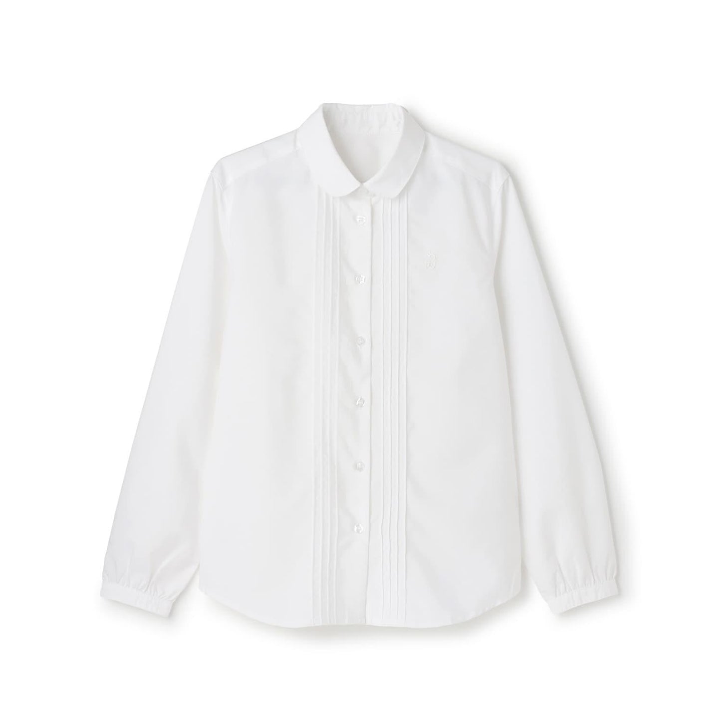 【畢業服】【不易起皺】圓領襯衫