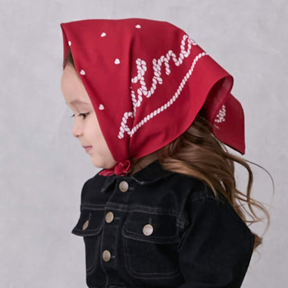 混合彩色圖案頭巾