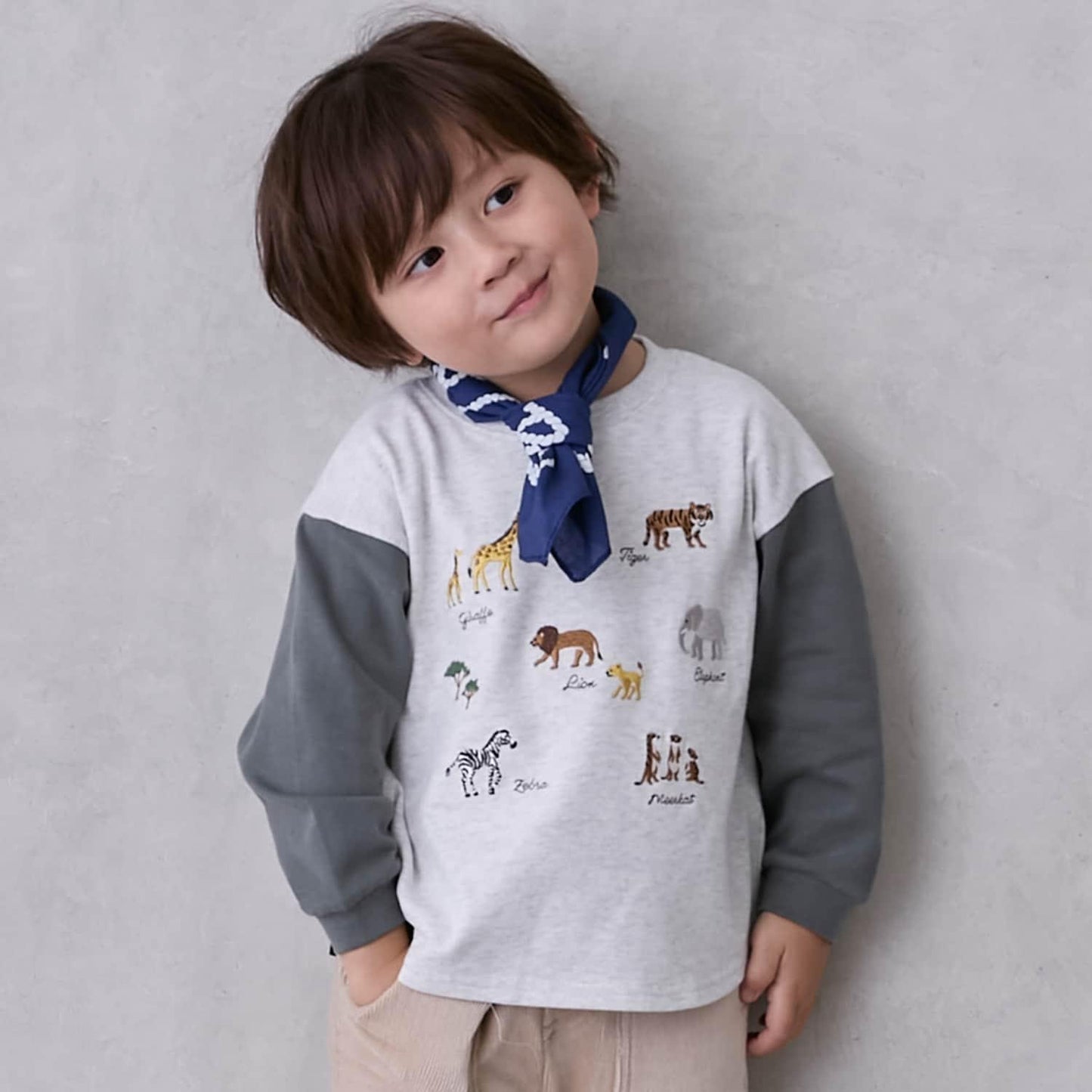 混合彩色圖案頭巾