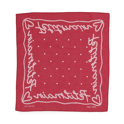 混合彩色圖案頭巾