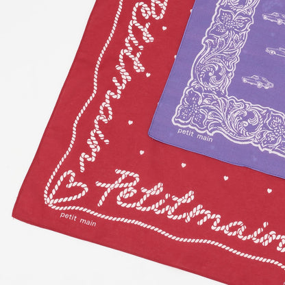 混合彩色圖案頭巾