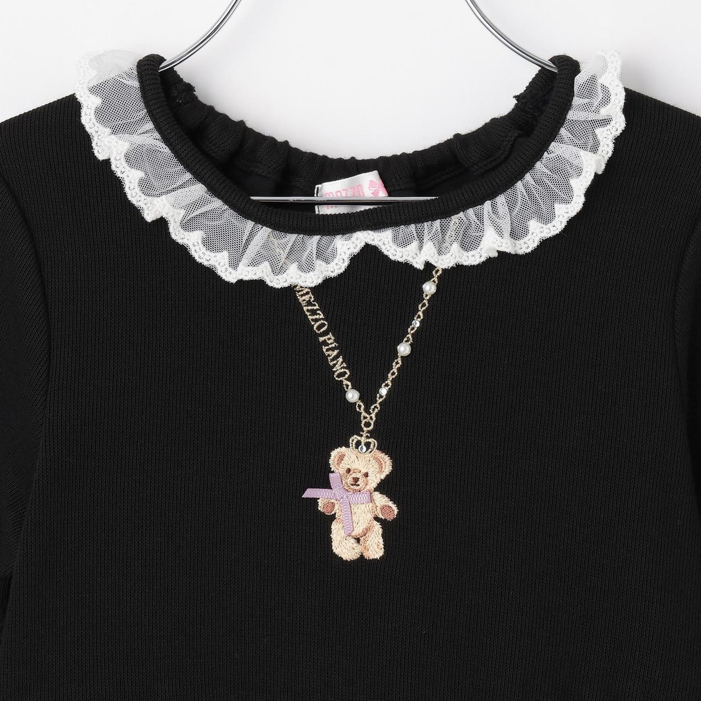 【人氣商品】【直營店無售】格紋網紗拼接連衣裙