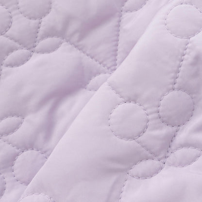 羊羔絨領櫻桃絎縫塔夫綢夾克