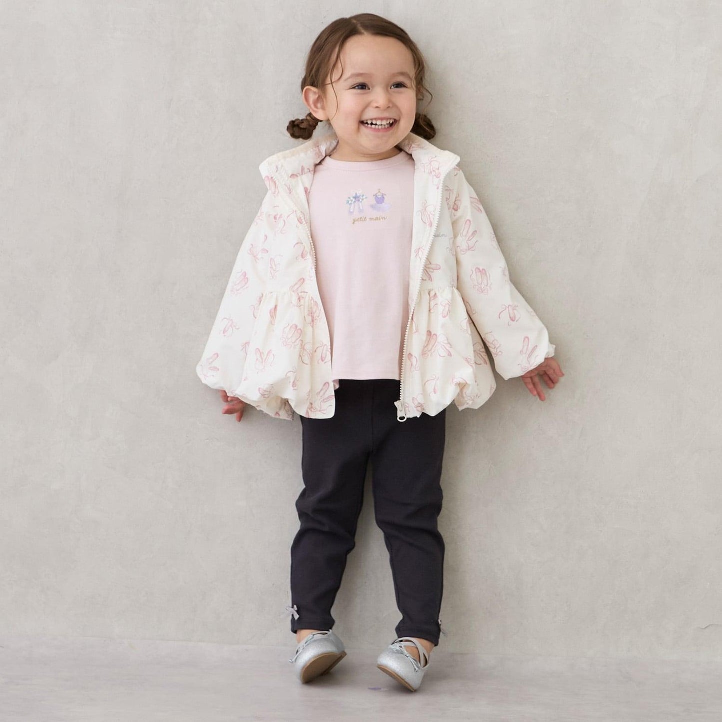 【防潑水處理】荷葉邊短款風衣