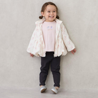 【防潑水處理】荷葉邊短款風衣