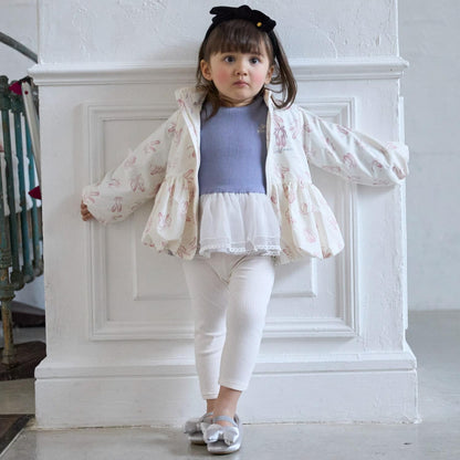 【防潑水處理】荷葉邊短款風衣