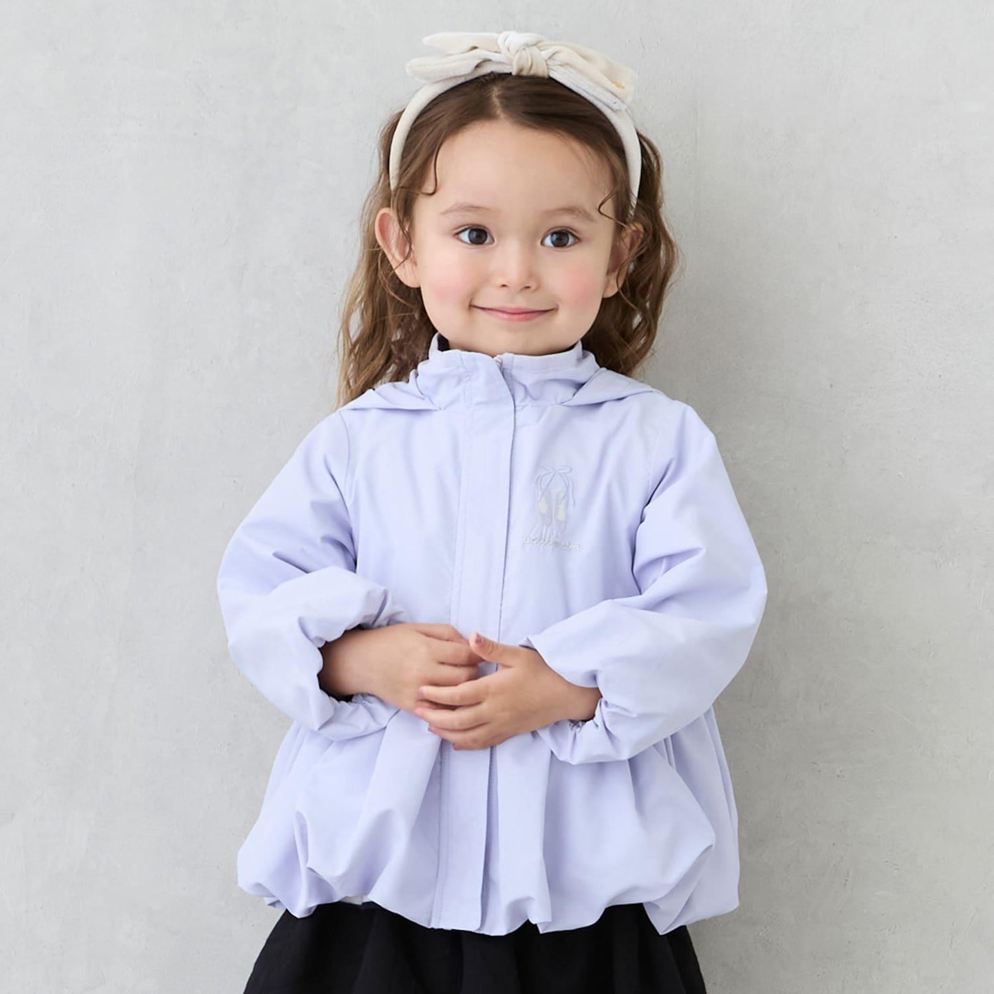 【防潑水處理】荷葉邊短款風衣