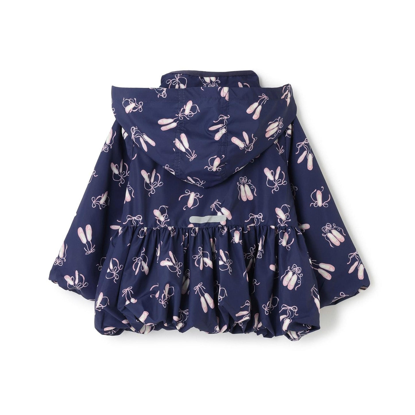 【防潑水處理】荷葉邊短款風衣