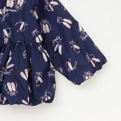 【防潑水處理】荷葉邊短款風衣