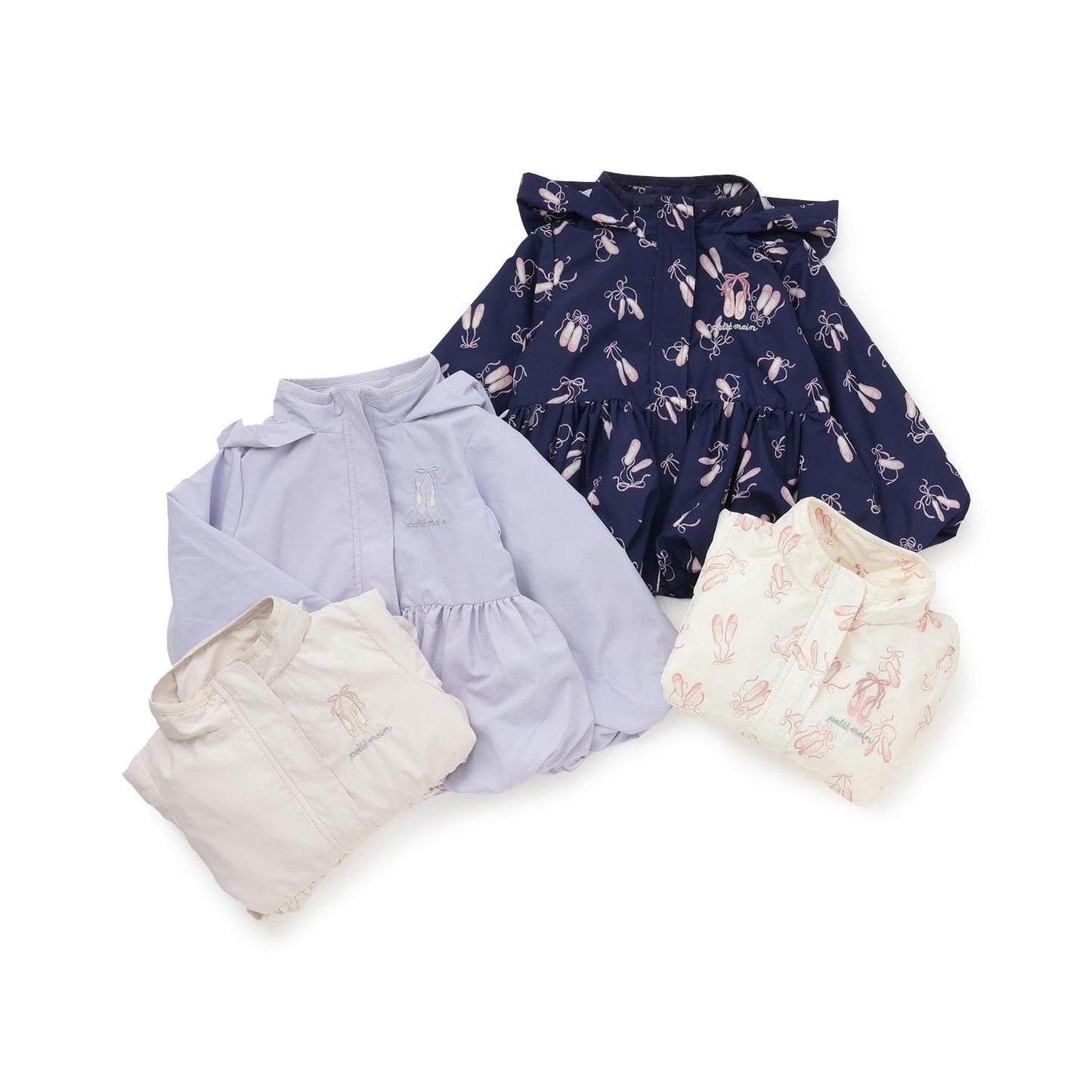 【防潑水處理】荷葉邊短款風衣