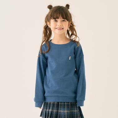 小熊刺繡加絨衛衣