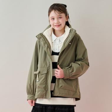 【防潑水】Logo蝴蝶結三用山地夾克