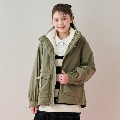 【防潑水】Logo蝴蝶結三用山地夾克