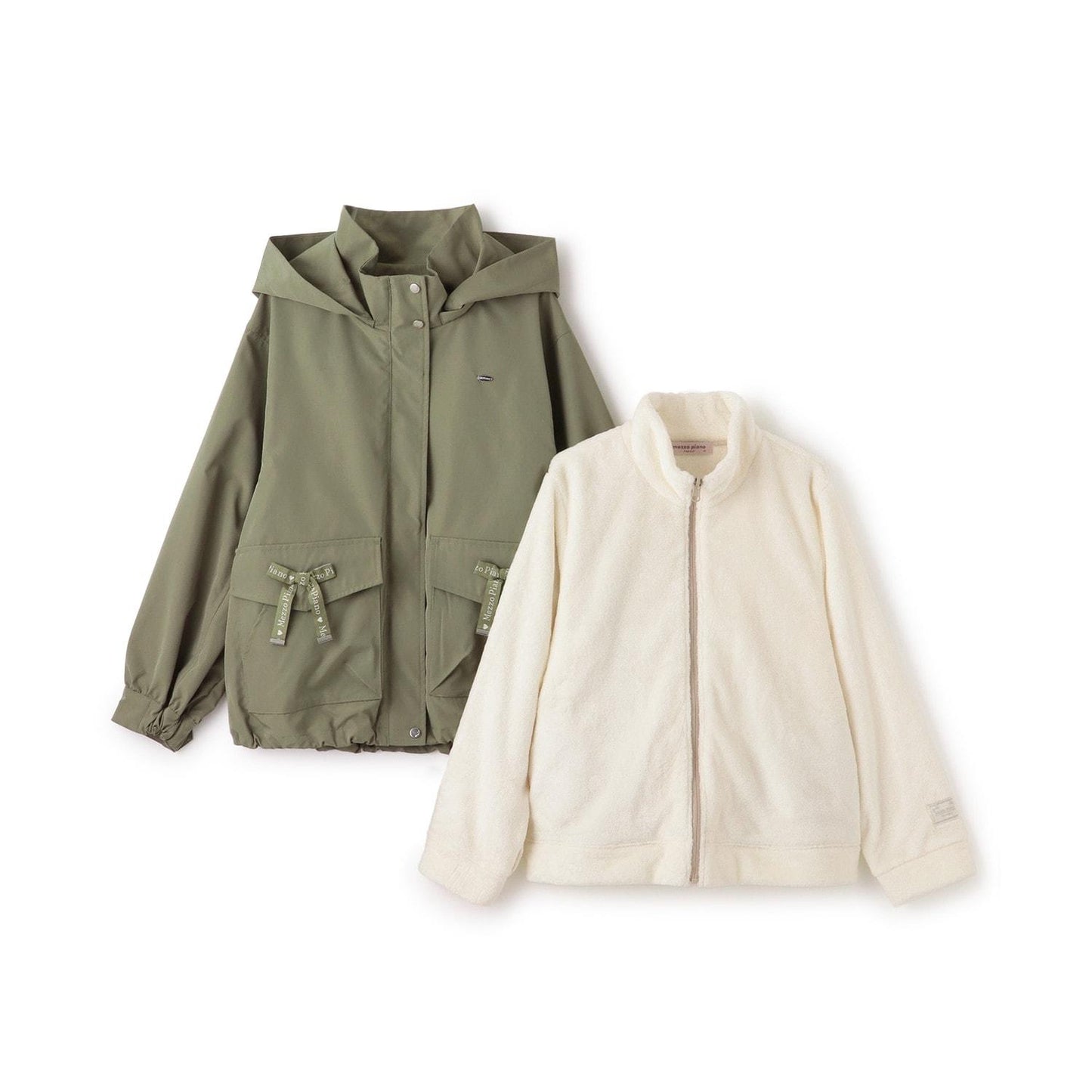 【防潑水】Logo蝴蝶結三用山地夾克