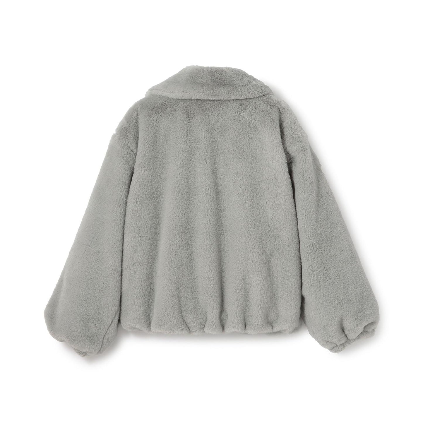 蝴蝶結毛絨外套