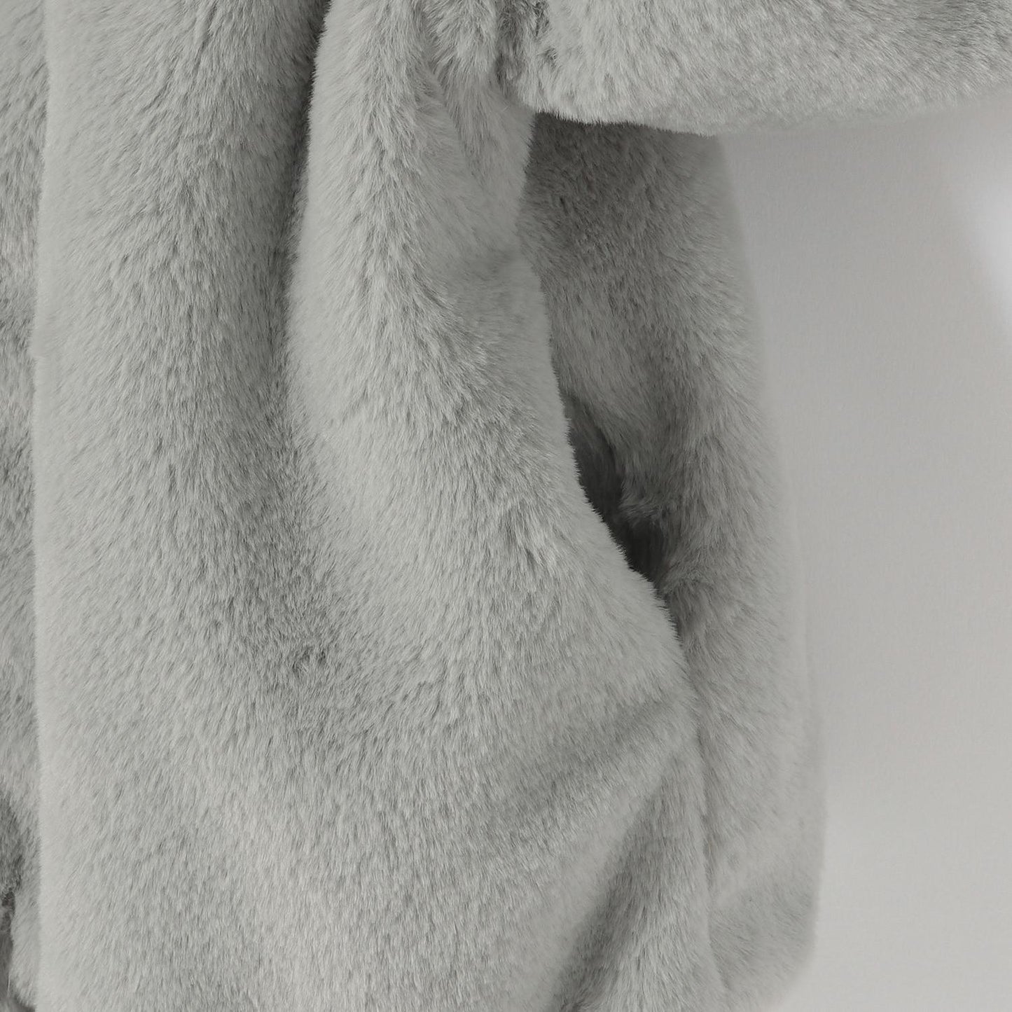 蝴蝶結毛絨外套