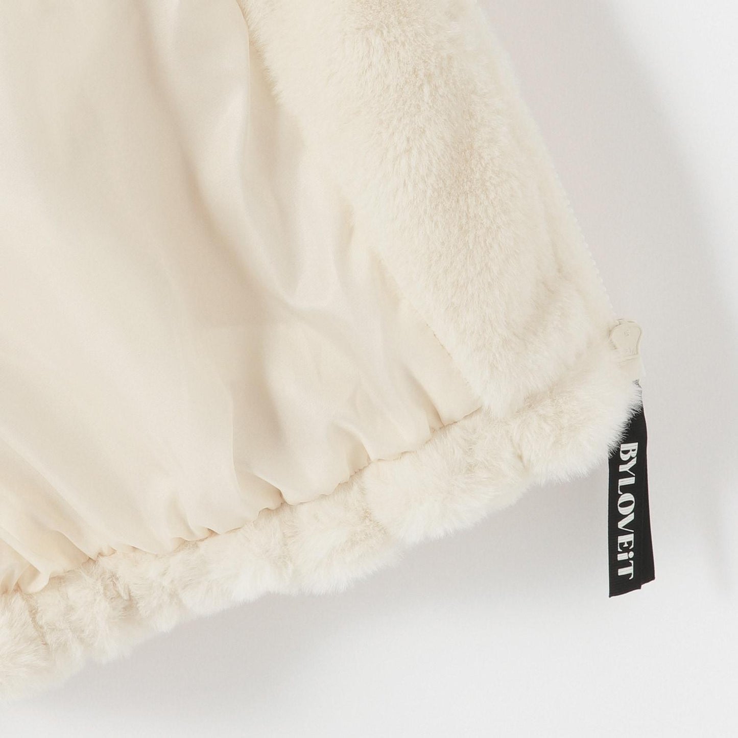 蝴蝶結毛絨外套