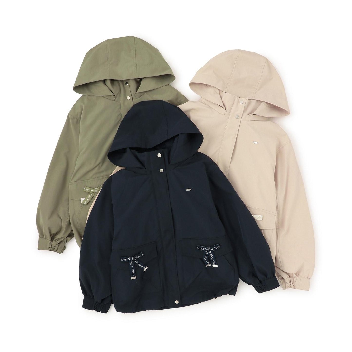 【防潑水】Logo蝴蝶結三用山地夾克