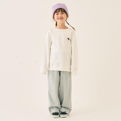 小熊刺繡加絨衛衣