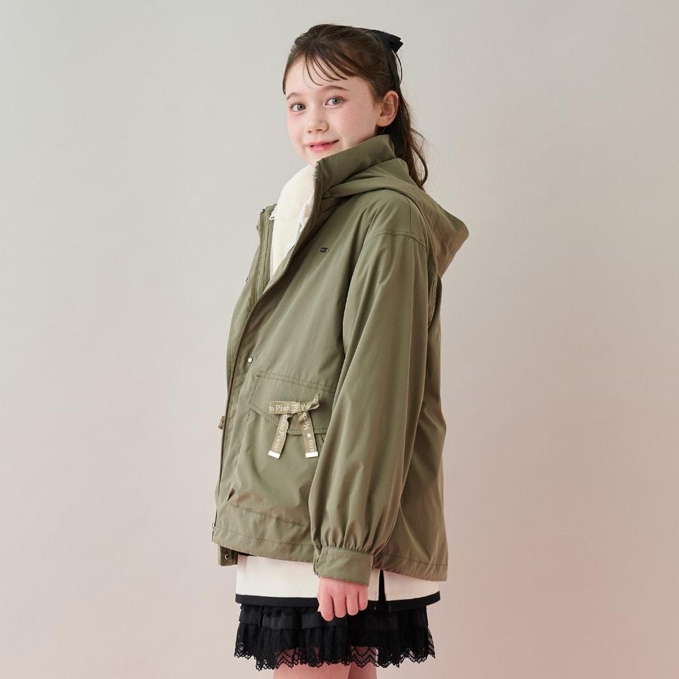 【防潑水】Logo蝴蝶結三用山地夾克