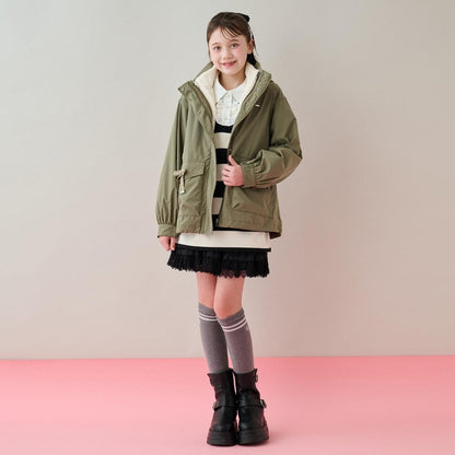 【防潑水】Logo蝴蝶結三用山地夾克