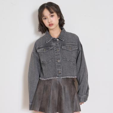 短款牛仔夾克