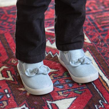 便捷穿脫拼色休閒懶人鞋