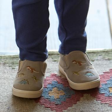 便捷穿脫拼色休閒懶人鞋