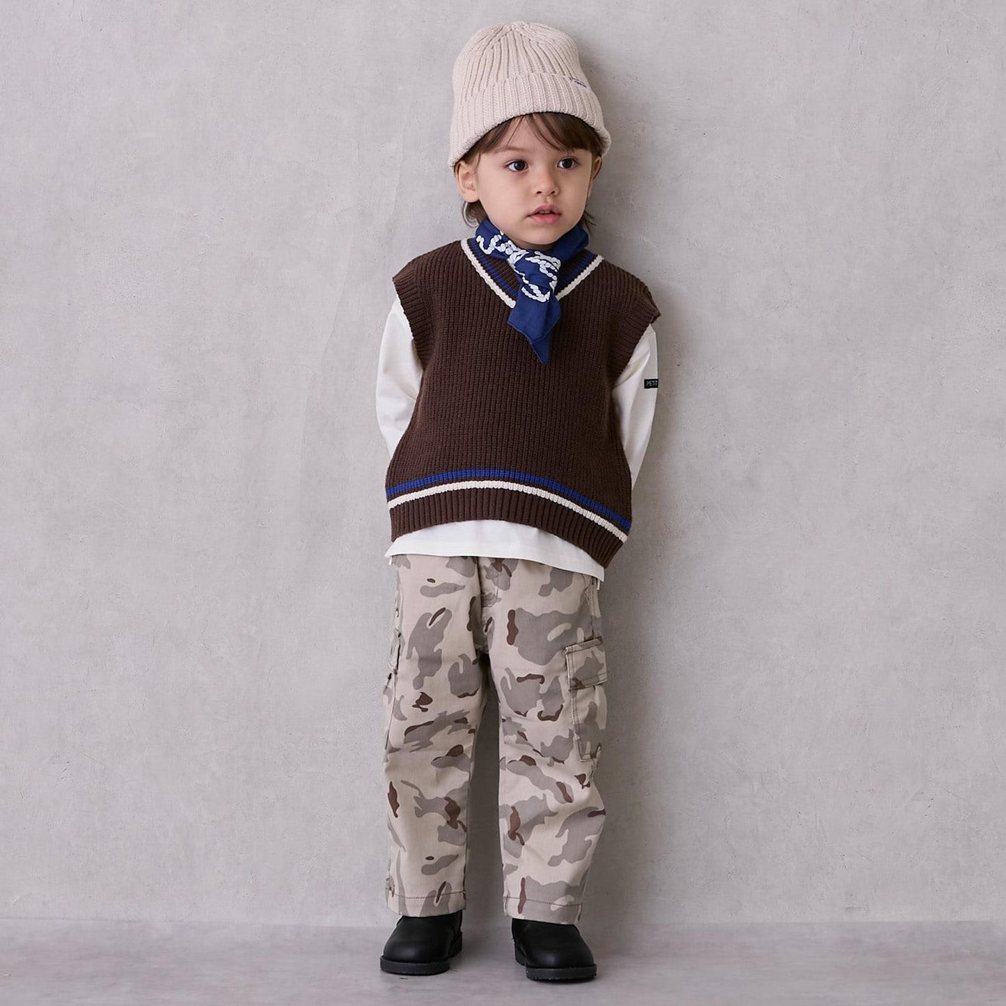 【可機洗】針織背心套裝