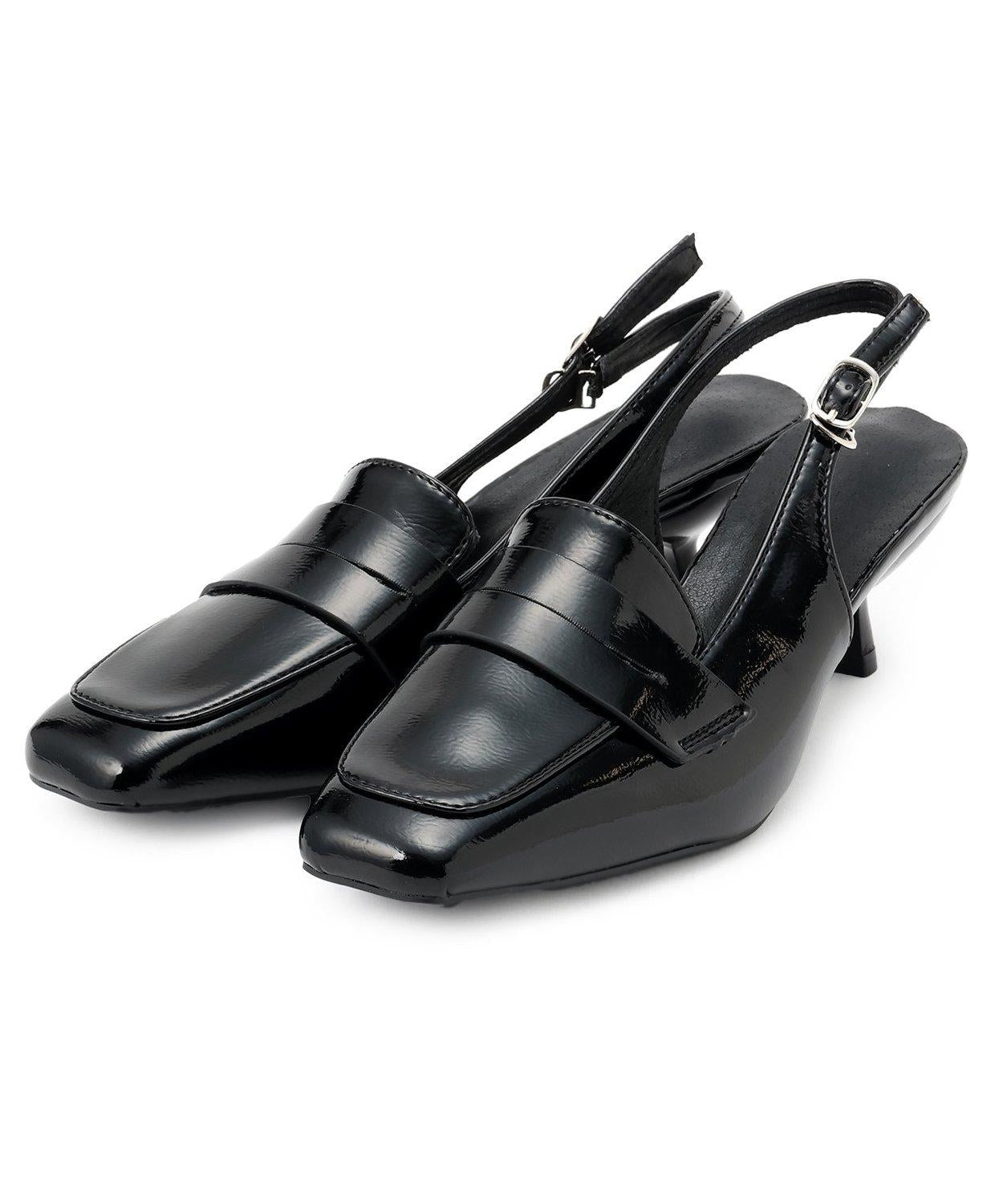 樂福鞋風格一字帶穆勒鞋【韓國時尚】