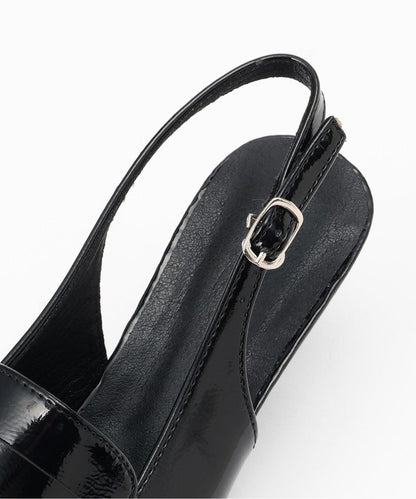 樂福鞋風格一字帶穆勒鞋【韓國時尚】