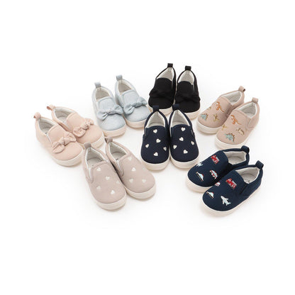 便捷穿脫拼色休閒懶人鞋