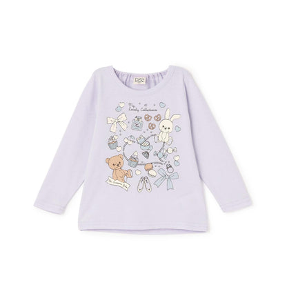 【990★ITEM】少女風圖案T恤