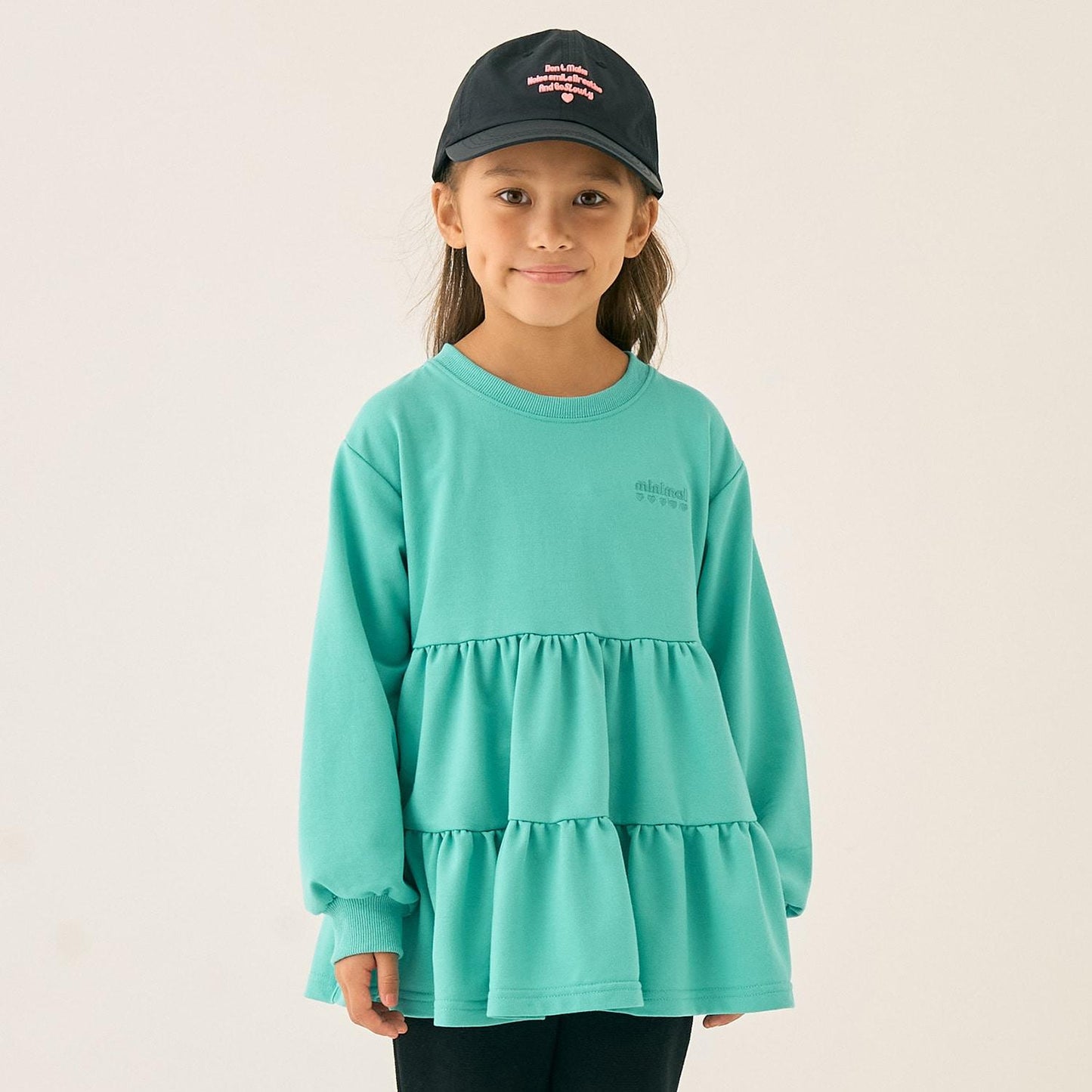 迷你薄絨分層連衣裙