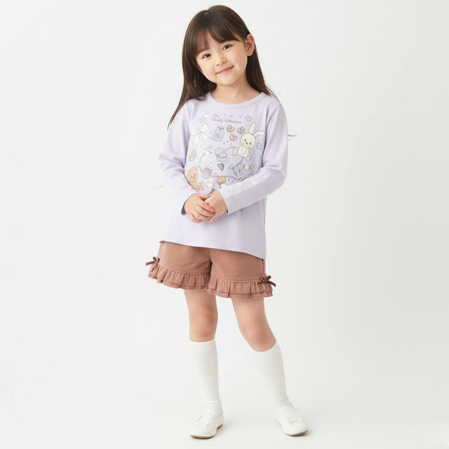 【990★ITEM】少女風圖案T恤
