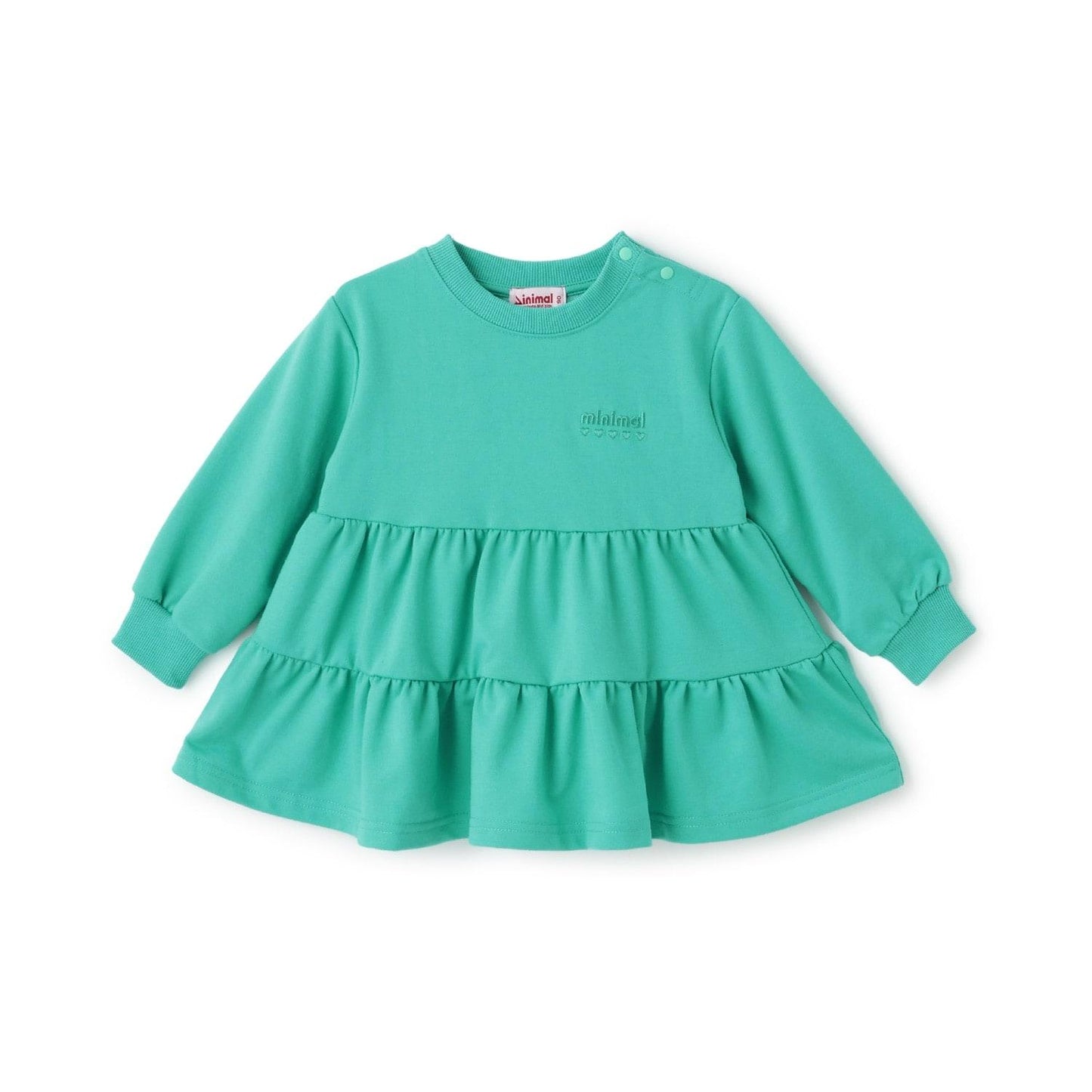 迷你薄絨分層連衣裙