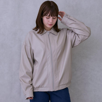 【リンク】仿皮夾克