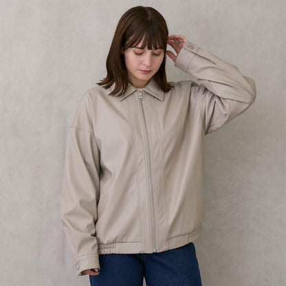 【リンク】仿皮夾克