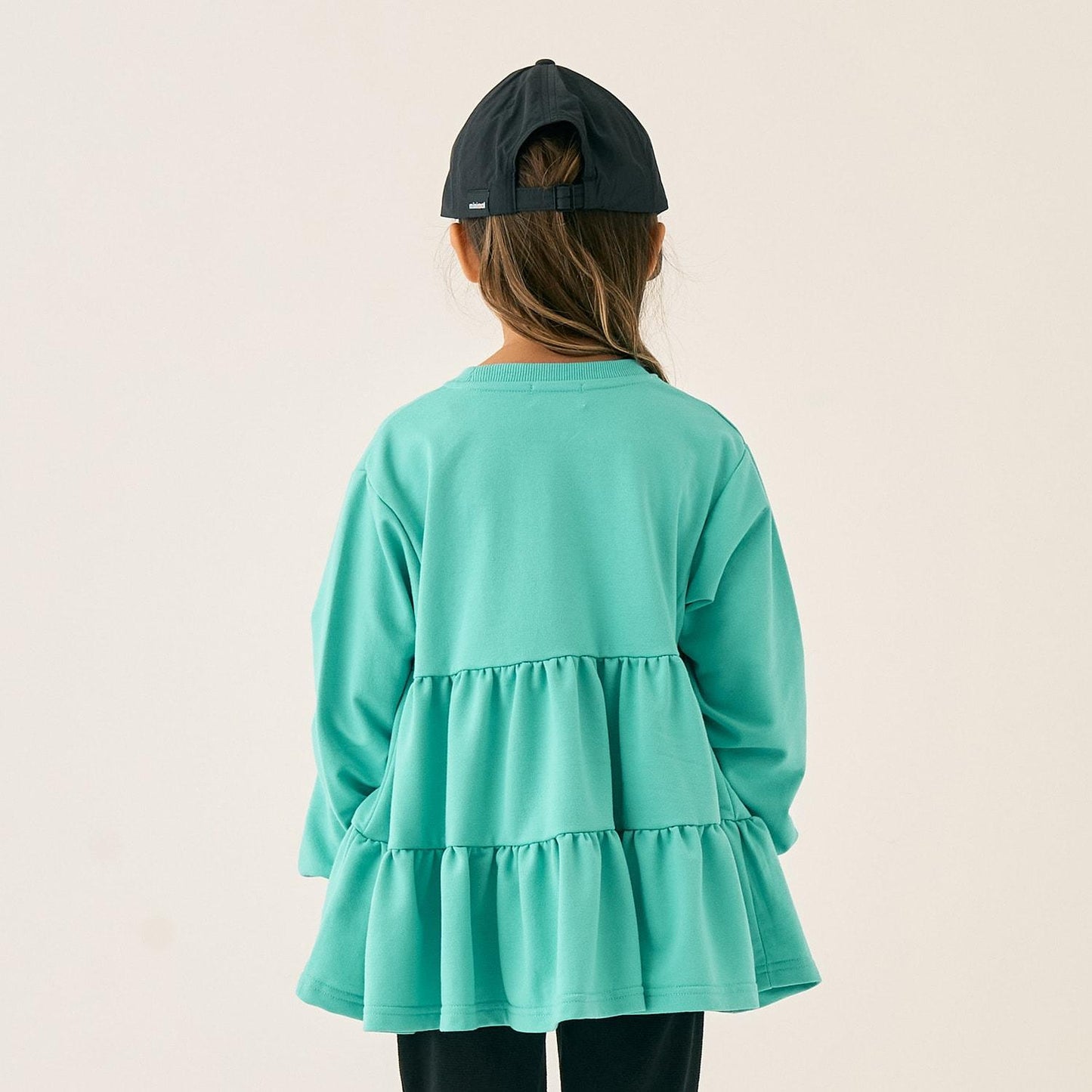 迷你薄絨分層連衣裙